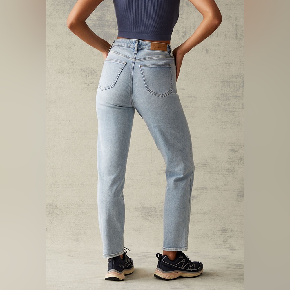 Pacsun Light Blue Slim Straight Leg High Waisted Light Jeans women size 25